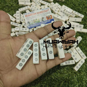 Dés de jeu rectangulaires en os de buffle de haute qualité, écologiques, personnalisés, en corne de buffle polie, style animalier - Product Image 4