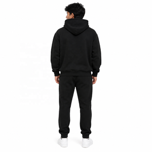 Sudaderas con Capucha Extra Grandes de Alta Calidad, Sudaderas con Hombros Caídos, Conjunto de Chándal y Pantalones Deportivos Ajustados, Estampado Invernal, Tallas Grandes, ODM OEM - Product Image 3