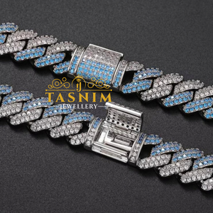 Collar de Cadena de Diamantes Moissanite de Lujo, Estilo Hip-Hop, para Hombre y Mujer, Disponible para Exportación - Product Image 2