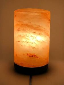 Pure Natural Himalayan Pink Salt Lamp Cylinder Design <b>USB</b> Powered Desktop <b>Night</b> <b>Light</b> - Product Image 5