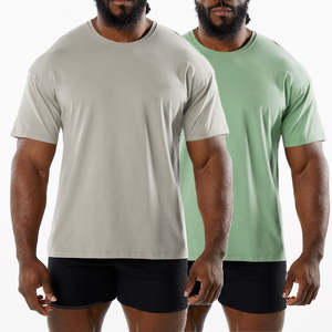 Camisetas de Gimnasio para Hombre, Transpirables, Talla Personalizada, Ecológicas, de Secado Rápido, Material Spandex/Poliéster, Alta Calidad, Corte Regular, Nuevo Stock - Product Image 1