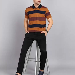 Camiseta Polo Casual de Manga Larga para Hombre, Camiseta Polo de Secado Rápido con Patrón Sólido - Product Image 5