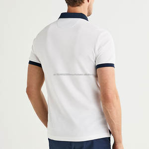 Polo en coton personnalisé avec logo en gros 2023, t-shirts de golf uniques, polo de designer original, polos pour hommes, chemises imprimées personnalisées - Product Image 5