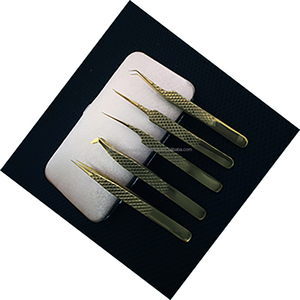 Pince à épiler mini inclinée ASAP de haute qualité, bleu néon, à pointe dentelée, longueur 10 mm, écologique, 1 pièce, en acier inoxydable, pour cils - Product Image 6