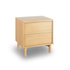 Mesita de Noche de Madera de Teca Sólida con Acabado Natural y Material de Alta Calidad, Muebles de Dormitorio, Fabricante y Exportador OEM ODM - Product Image 5