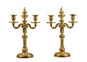 Juego de 2 Candelabros de Metal Dorado de 5 Brazos, Ecológicos y Hechos a Mano, para Decoración del Hogar y Bodas, Estilo Cuerda Trenzada, Centro de Mesa - Product Image 2