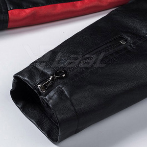 เสื้อแจ็คเก็ตหนังผู้ชายสำหรับใช้ในชีวิตประจำวัน ดีไซน์เย็บตะเข็บทนทาน ให้ความอบอุ่นและมีสไตล์ เหมาะสำหรับฤดูหนาว - Product Image 6