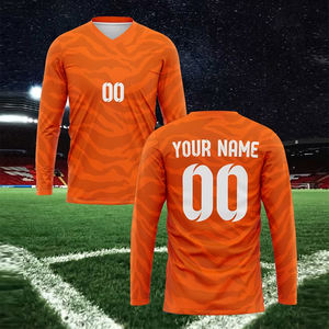 เสื้อยืดซับลิเมชั่นคอวี แขนยาว ทรงปกติ ระบายอากาศ แห้งเร็ว เป็นมิตรกับสิ่งแวดล้อม สำหรับผู้ชาย ไซส์ใหญ่ - Product Image 4