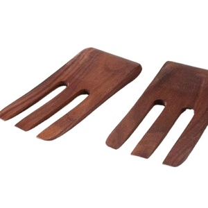 Premium Quality Wooden <b>Salad</b> Hand Mixer for Daily Use Handmade Wooden <b>Salad</b> Tossing Hands for Serving Bowl - Product Image 1