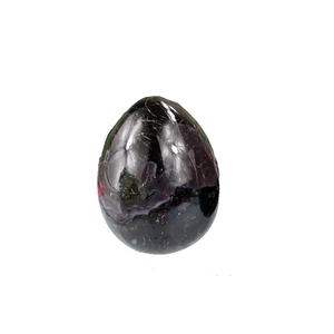 Huevo Yoni de Piedra Natural de Gabbro y Jaspe, Huevo de Jade Semiprecioso para Protección Energética, Ejercicio Vaginal, Tallado con Diseño Feng Shui - Product Image 3