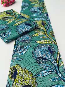 Tissu en sergé de coton imprimé wax africain style Mozambique pour chemises et robes de garçons – Mode moderne - Product Image 3