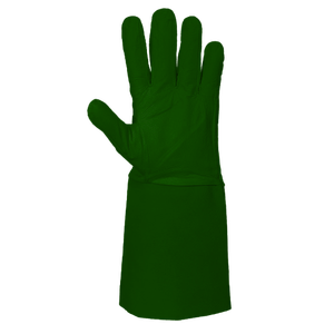 Premium Goat Grain and Cowhide Split Leather TIG Welding Gauntlet <b>Gloves</b> Cotton Liner Welder Spark Resistant Hand Protection - Product Image 2