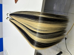 Offre spéciale 100% vietnamien Ombre droite en vrac Extensions de cheveux humains soyeux doux sans perte HD dentelle Afro lâche vague profonde faisceau - Product Image 5