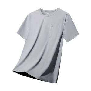 เสื้อยืดแขนยาววินเทจผู้ชาย ผ้าฝ้ายถักคุณภาพสูง สีตามสั่ง มีกระเป๋าซิป ระบายอากาศได้ดี เป็นมิตรกับสิ่งแวดล้อม ทรงหลวม - Product Image 4