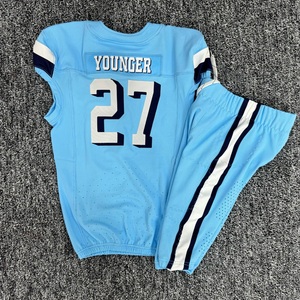 Uniformes de Fútbol Americano Cortos Totalmente Personalizados, Transpirables, 100% Poliéster, Talla Personalizada, Cómodos, Alta Calidad, Precio Razonable - Product Image 1