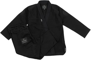 Uniforme de Jiu-Jitsu BJJ GI Pro 450 GSM de Algodón con Tejido Perla, Transpirable y Duradero, Kimono Negro para Grappling, para Lote 31 UND - Product Image 4