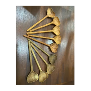 Acacia Wooden <b>Coffee</b> Tea <b>Spoon</b> Mini Kitchen Utensil Handmade Dining Cutlery Table Accessory For Beverage Stirring Wholesale Supp - Product Image 1
