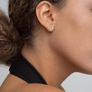 Pendientes de Diamantes Cultivados en Laboratorio de 2 Quilates, Oro Sólido de 14K, Corte Brillante Redondo, Certificados por IGI, Regalo para Bodas y Fiestas - Product Image 5