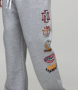 Pantalons de jogging pour hommes avec impression DTF de qualité supérieure, logo personnalisé, en molleton de coton, respirants, tissu de haute qualité, fabrication OEM et ODM - Product Image 2