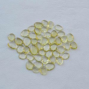 Nouvelle tendance Quartz citron naturel 8mm 10mm 12mm tranche à facettes Talpe gros poli Rose coupe pierres précieuses du fournisseur indien - Product Image 6
