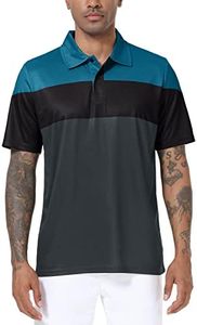 UV Protection Outdoor Hiking Tennis Polo For Men Performance Mesh Mens Polyester Polo <b>T</b> <b>Shirt</b> Cooling Fabric - Product Image 1