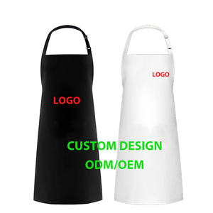 Delantal de Cuero Genuino Unisex de Diseño Personalizado con Impresión de Logotipo, Secado Rápido, Transpirable, OEM, ODM, Uniforme de Trabajo, Venta al Por Mayor - Product Image 1
