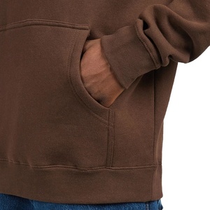 Sweat à capuche de performance personnalisé brodé pour homme, imperméable, respirant, en polyester léger, pour sport d'hiver, imprimé uni - Product Image 3