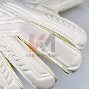 Gants de gardien de but avec technologie de protection des doigts, paume en latex anti-choc, dos de la main respirant et amélioré pour le football en extérieur - Product Image 3