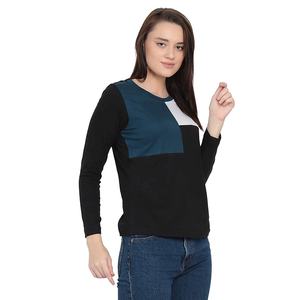 High Quality Wholesale Blank <b>Women</b> Long Sleeve T <b>Shirts</b> Custom Crew Neck T <b>Shirt</b> Unisex 100% Cotton <b>Women</b> Full Sleeve T <b>Shirt</b> - Product Image 2