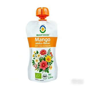 Bolsa Doypack Personalizada de Papel de Aluminio de Grado Alimenticio para Jugo de Frutas, con Boquilla, para Alimentos para Bebés, 120ml 250ml - Product Image 6