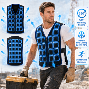 Gilet de refroidissement réutilisable avec gel intégré, différents designs, matériau à changement de phase, économique pour temps chaud, fabriqué au Vietnam - Product Image 1