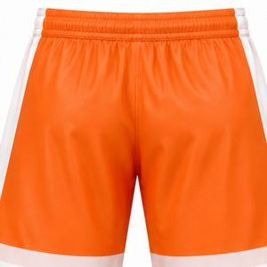 Men Orange Sublimated Ice Hockey Shorts Polyester Striped <b>Athletic</b> Sports Shorts Team Match Training Performance Clothing - Product Image 5