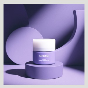 Masque visage coréen K-Beauty So Base Collagen, masque crème sans rinçage, fabriqué en Corée, 50g, unisexe, soin de la peau à domicile - Product Image 3