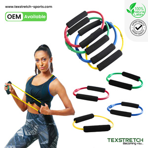 Bande de résistance en caoutchouc solide OEM |   Anneau de traction circulaire en latex naturel en vrac |   Boucle d'exercice multifonctionnelle personnalisée - Product Image 1