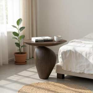 Wholesale Modern End <b>Table</b> Living Room Decor Sculptural <b>Table</b> Solid Wooden Material Wood Side <b>Table</b> - Product Image 3