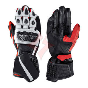 Gants de moto unisexes à doigts entiers, compatibles avec les écrans tactiles, respirants, antidérapants, équipement de protection pour la conduite sur route et la course - Product Image 4