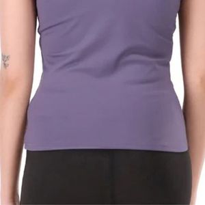 Camiseta de Manga Corta para Mujer, Cuello Redondo, Color Morado, Corte Ajustado, Básica, Informal, Elástica, para Uso Diario, Ropa de Moda Femenina - Product Image 5