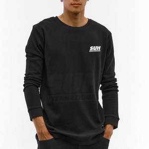 Vente directe usine – Chemise homme en maille gaufrée à manches longues 100 % coton, respirante, écologique, col rond, coupe ample – OEM/ODM - Product Image 2