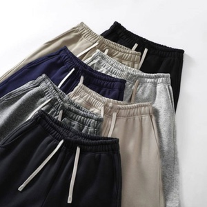 Shorts de course tricotés d'été pour hommes, grande taille, noirs, amples, décontractés, respirants, personnalisables, pour le basketball et la gym - Product Image 3