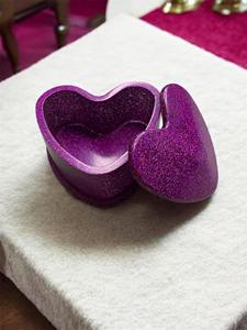 Boîte à bijoux en résine florale artisanale de luxe, organiseur décoratif pour bibelots, petite boîte à bijoux personnalisée en résine, cadeau - Product Image 4