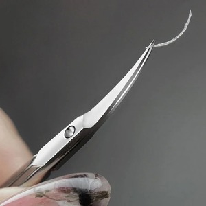 Cortacutículas Profesional de Acero Inoxidable, Pinza para Uñas con Punta Curva Extra Fina para Dedos, Pies, Uñas Gruesas, Removedor de Piel Muerta - Product Image 3