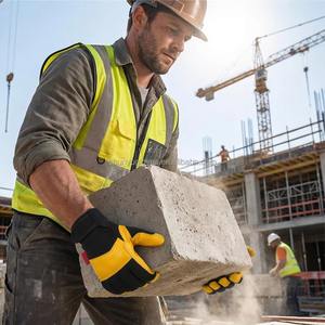 Guantes de Piel de Oveja Resistentes, Aptos para Pantallas Táctiles, para Mantenimiento de Vehículos, Protección Laboral, Guantes de Seguridad - Product Image 3