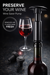 <b>Wine</b> <b>Pump</b> Preserver Reusable Plastic <b>Wine</b> Stoppers Modern Bar Tools for <b>Wine</b> Storage - Product Image 2