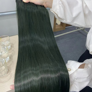 HD vietnamien vierge super soyeux et lisse pour perruques lace frontal avec extensions de cheveux de trame droites colorées longue durée - Product Image 1