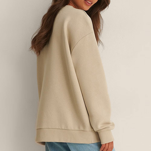 Sweat-shirt pour femme en coton à séchage rapide, tissu léger et confortable, faible MOQ, prix bas, vente en gros, sweat-shirt oversize pour femme - Product Image 3