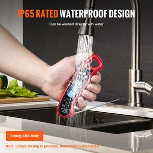 "High Precision Digital Grill Thermometer for <b>Meat</b> & <b>Poultry</b> IP65 Waterproof 58-572F Range 3s Battery" - Product Image 4