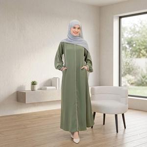 Women's Muslim Breathable One Layer Nida Face Veil Cover Modest <b>Islamic</b> Clothing Jilbab Prayer Hijab Niqab OEM/ODM - Product Image 2
