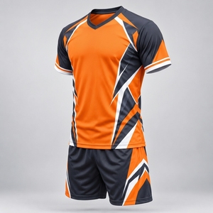 Uniformes deportivos ligeros de voleibol que ofrecen comodidad suave, flexibilidad atlética y personalización vibrante para el entrenamiento. - Product Image 5