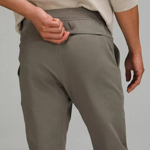 Top quality Factory wear 100% cotton Spandex Drawstring hot selling Waist <b>Slim</b> Fit Sports <b>Jogger</b> Pants for Men - Product Image 6