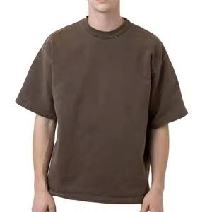 เสื้อยืดสตรีทแวร์ผู้ชาย พิมพ์ลายสกรีนด้านหน้าแบบกำหนดเอง เป็นมิตรกับสิ่งแวดล้อม ทรงบ็อกซี่ ผ้าฝ้าย น้ำหนักเบา แห้งเร็ว ขายส่ง - Product Image 3